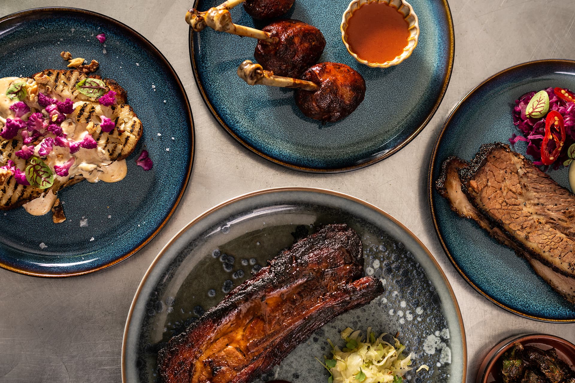 Viergangen slow & smoked barbecue tasting menu – Smokehouse BRIKETT x Vesp